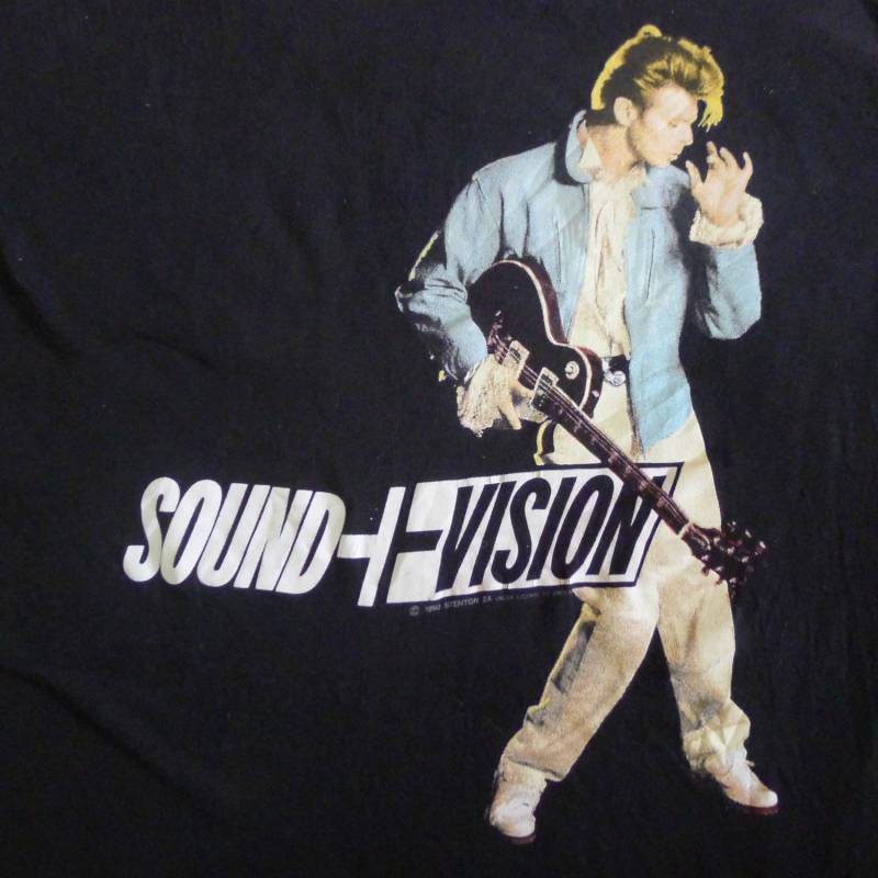 Vintage 90S David Bowie Sound+Vision Tour T-Shirt - Brockum Vintage 90S David Bowie Sound+Vision Tour T-Shirt - Brockum von vintageteesonline
