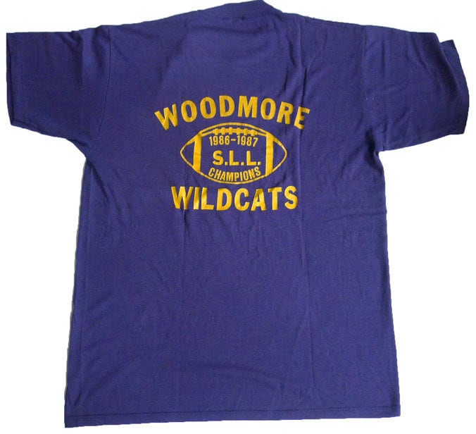 Vintage 1987 Woodmore Wildcats High School The Cats Are Back T-Shirt, Sll Meister von vintageteesonline