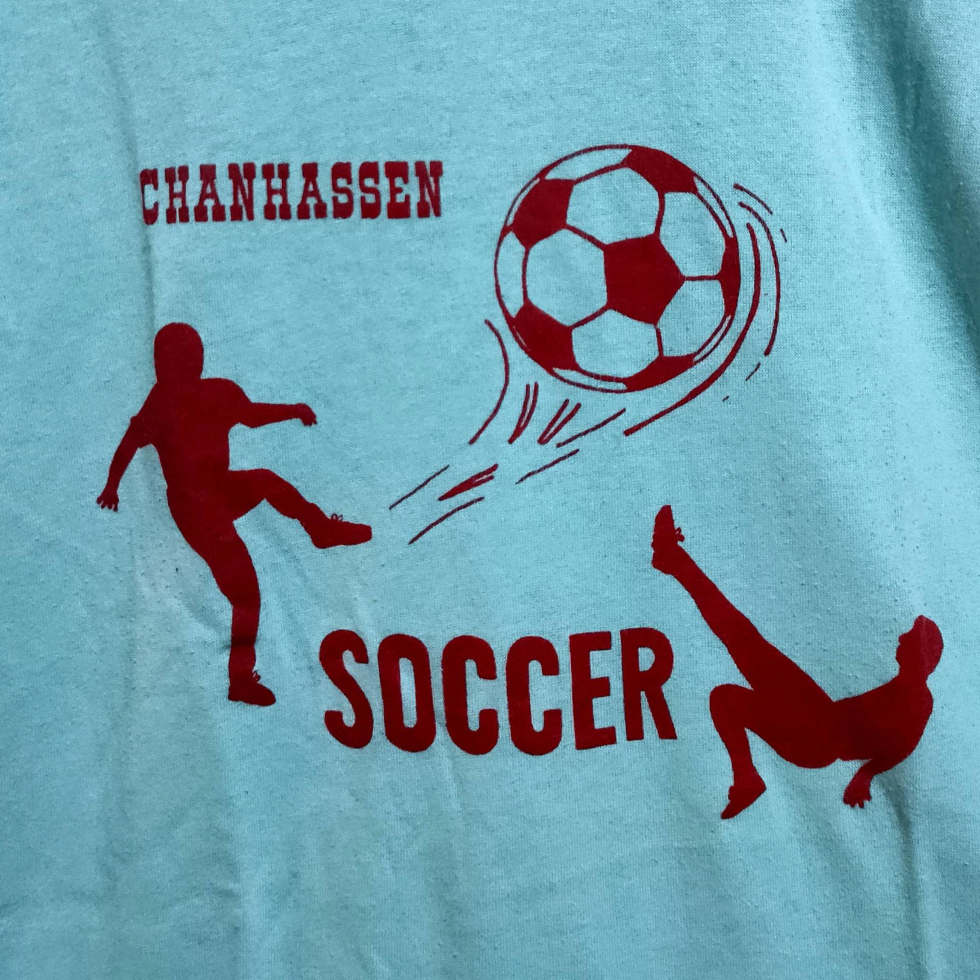 Vintage 80Er Jahre Chanhassen Fußball T-Shirt von vintageteesonline