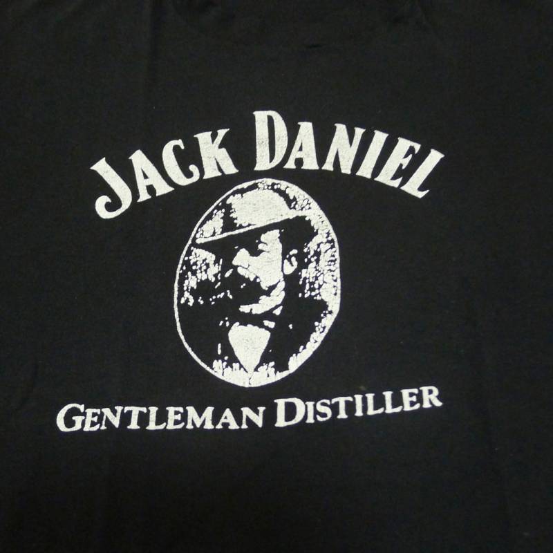 Vintage 80Er Jahre Jack Daniel Gentleman Distiller Schwarzes T-Shirt Vintage 80Er Jahre Jack Daniel Gentleman Distiller Schwarzes T-Shirt von vintageteesonline