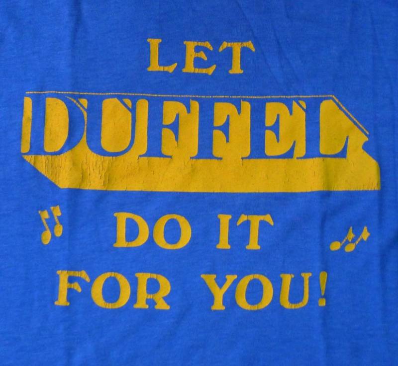 Vintage 80Er Jahre Rancho Murieta Let Duffel Do It For You T-Shirt Vintage 80Er Jahre Rancho Murieta Let Duffel Do It For You T-Shirt von vintageteesonline