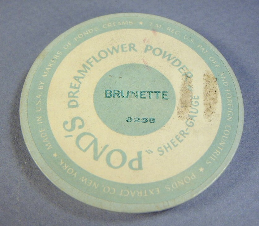 Vintae Compact Nachfüller 1940 -'50Er Ponds Brunette Shade New York Usa Mint Dreamflower Powder von vintagevasso