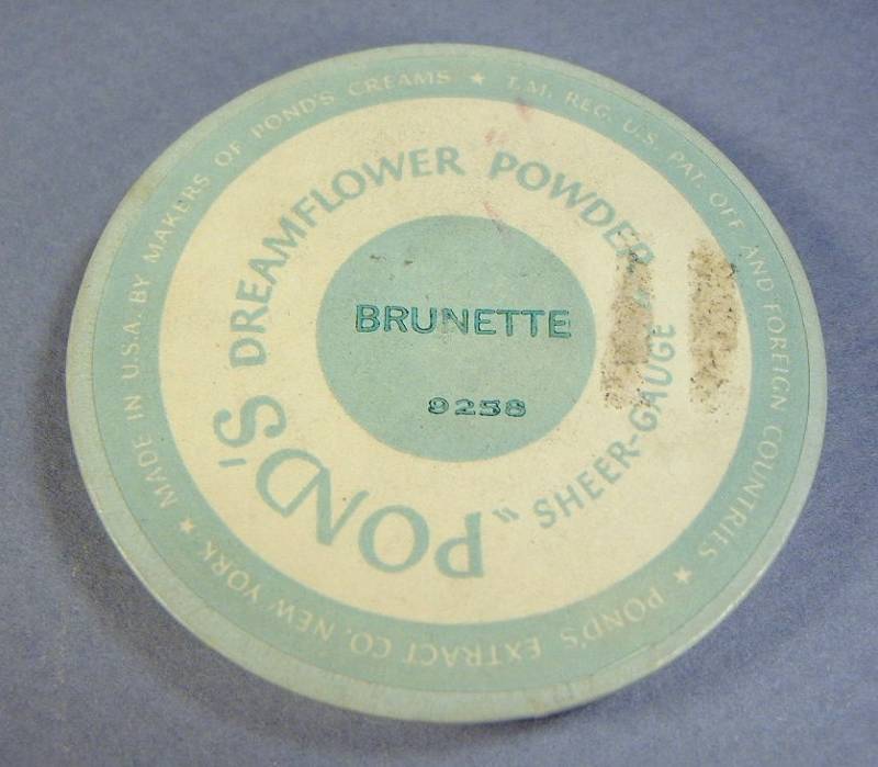 Vintae Compact Nachfüller 1940 -'50Er Ponds Brunette Shade New York Usa Mint Dreamflower Powder von vintagevasso