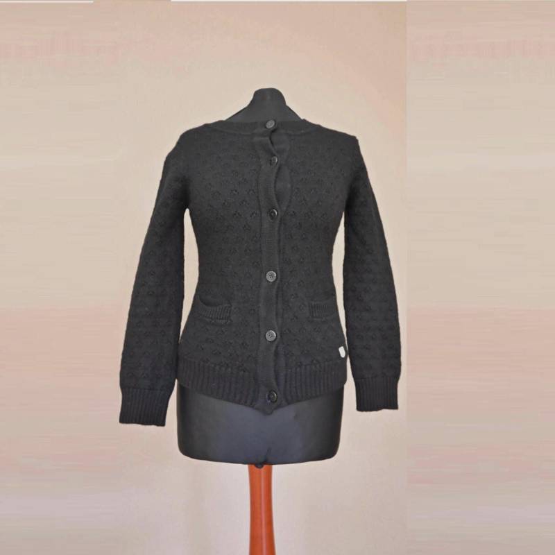 Armor Lux Vintage Cardigan Strickjacke Wolle Schwarz Xs von vintej