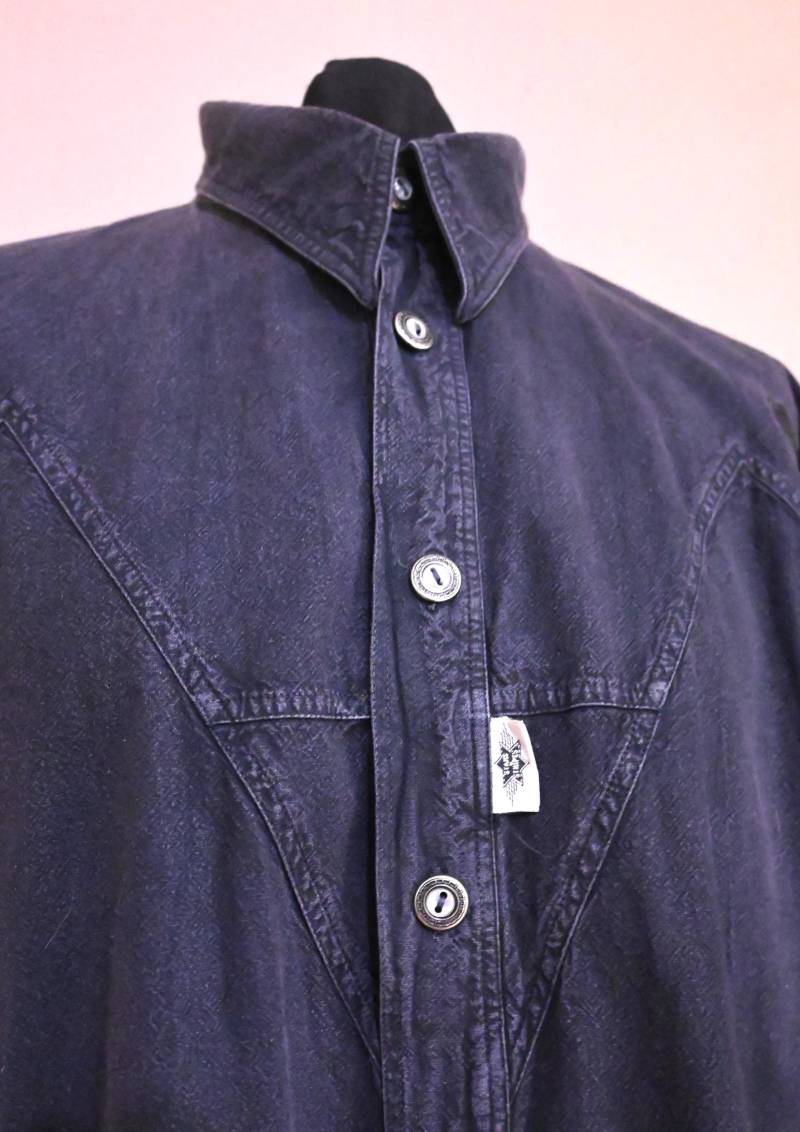 Western Hemd Bluse 80Er 90Er Stars & Stripes Mode von vintej