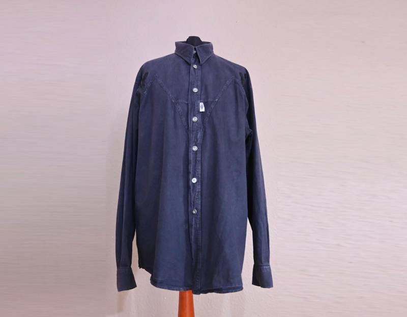 Western Hemd Bluse 80Er 90Er Stars & Stripes Mode von vintej