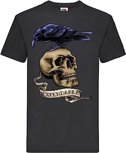 Skull Expendable Oversized t Shirt T-Shirts & Hemden(XX-Large) von violent