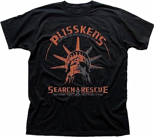 ximen Escape from New York Snake Plissken Search and Rescue Black t-Shirt T-Shirts & Hemden(X-Large) von violent