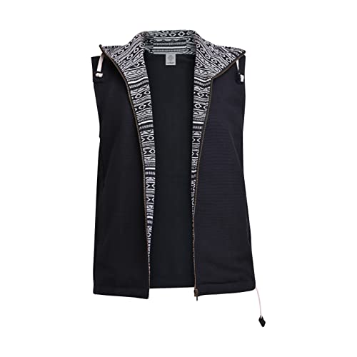virblatt - Weste Herren und Damen | 100% Baumwolle | Steppweste Laufweste Ärmellose Weste Herren schwarz Weste Damen Vintage - Eingeweiht L schwarz von virblatt