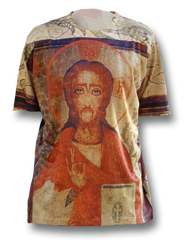 Jesus Mit Bibel - Designer T-Shirt Jesus Mit Bibel - Designer T-Shirt von virginiconsforyou
