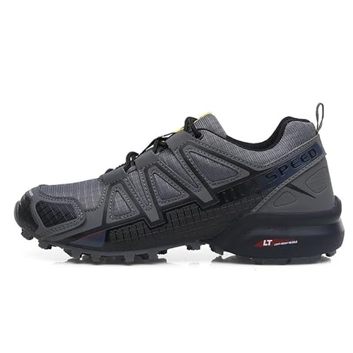 Wanderschuhe Herren Atmungsaktiv Leichte Trekkingschuhe Herren rutschfeste Bequeme Outdoor Schuhe Herren für Sport Fitness Trekking-& Wanderhalbschuhe (Es wird empfohlen, eine Nummer größer zu kaufen) von viriech