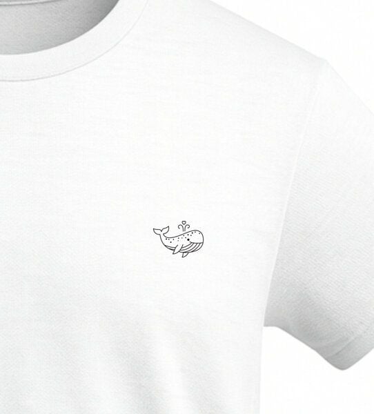 vis wear Love Whale - Organic Shirt von vis wear