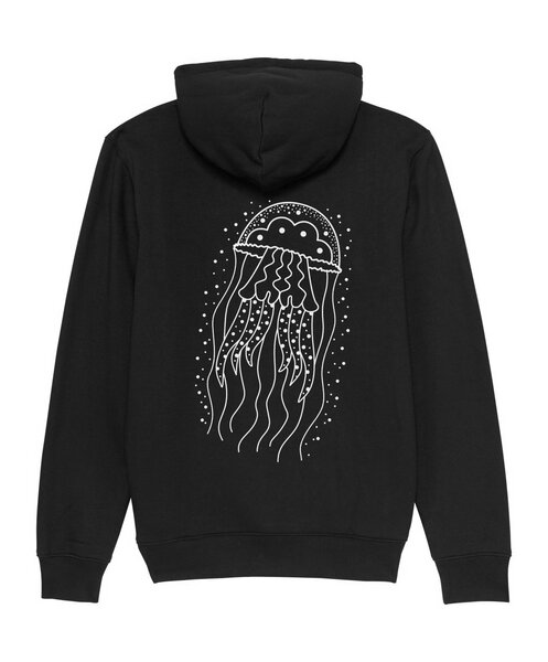 vis wear Qualle Unisex Premium Hoodie aus Bio-Baumwolle von vis wear