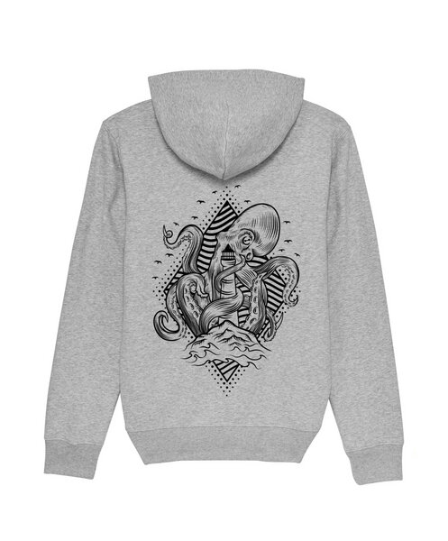 vis wear Unisex Captain Oktopus Premium Hoodie aus Bio-Baumwolle von vis wear