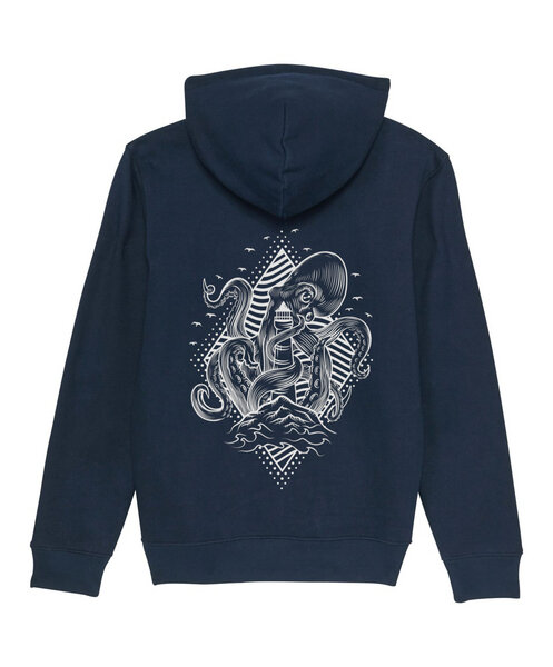 vis wear Unisex Captain Oktopus Premium Hoodie aus Bio-Baumwolle von vis wear