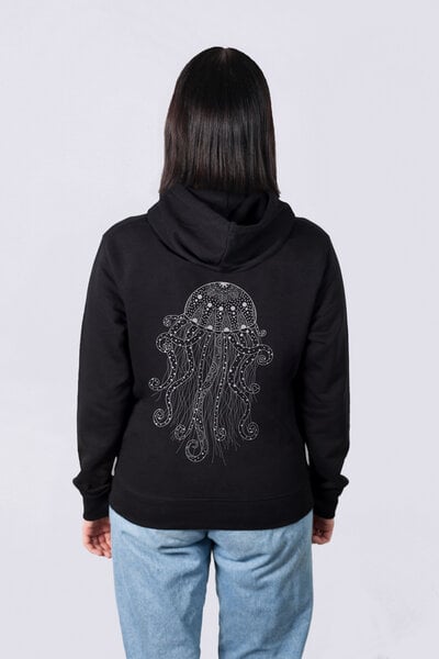 vis wear Yoga Qualle Männer Hoodie aus Bio-Baumwolle von vis wear