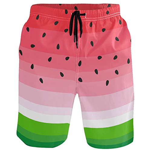 visesunny Stilvolle Herren-Badehose, schnelltrocknend, Strandbekleidung, Sport, Schwimm-Shorts, Urlaub, Party, Badeanzüge, Wassermelonenstreifen, XXL visesunny Stilvolle Herren-Badehose, schnelltrocknend, Strandbekleidung, Sport, Schwimm-Shorts, Urlaub, Party, Badeanzüge, Wassermelonenstreifen, XXL von visesunny