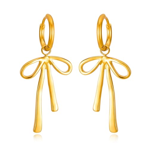 Vissen Gold Schmetterling Ohrringe Damen Geometrisch Creolen Ohrringe Vergoldet Hängend Modeschmuck Geschenk von vissen