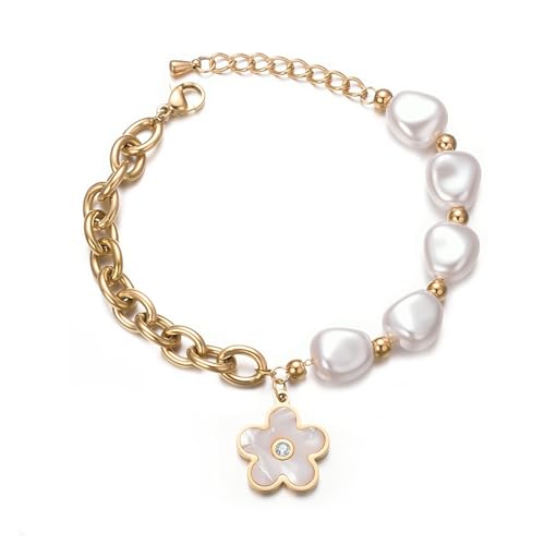 vissen Hanazuki Opal Armband Damen Barock Perlen Ketten Vergoldete Armband Personalisiertes Modeschmuck von vissen