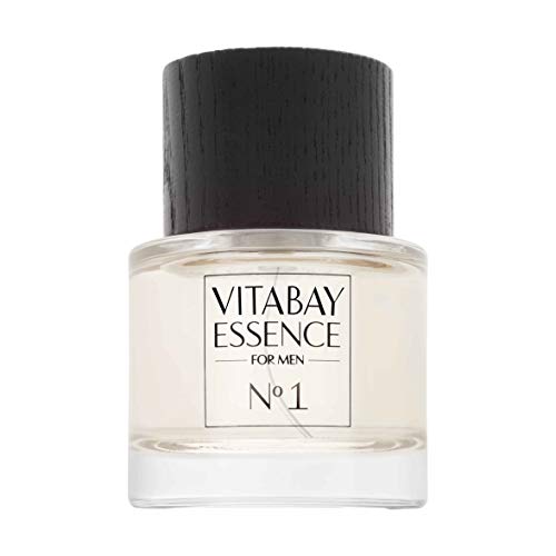 Vitabay Essence for Men No. 1 Eau de Toilette Herren 50ml - Herren Parfüm mit 10% Parfümöl - Holzig-aromatisch - Herrendüfte Männer Parfüm Herren Eau de Parfum - Parfum Herren Parfum Männer Parfüm von vitabay