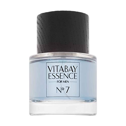 Vitabay Essence for Men No. 7 Eau de Toilette Herren 50ml - Herren Parfüm mit 10% Parfümöl - Aromatisch-holzige Herrendüfte Männer Parfüm Herren Eau de Parfum - Parfum Herren Men Parfum Herrendüfte von vitabay