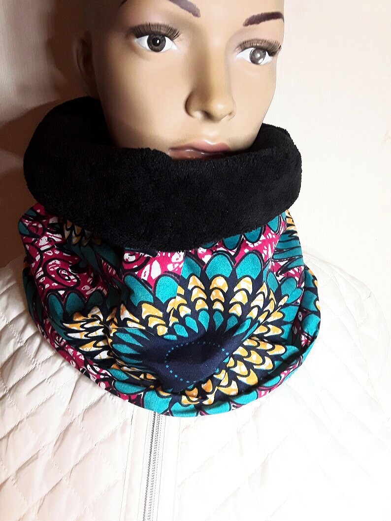 Schneller Versand Snood Nackenband, Schwarzer Fleeceschal Und Wachs Schneller Versand Snood Nackenband, Schwarzer Fleeceschal Und Wachs von vitacris