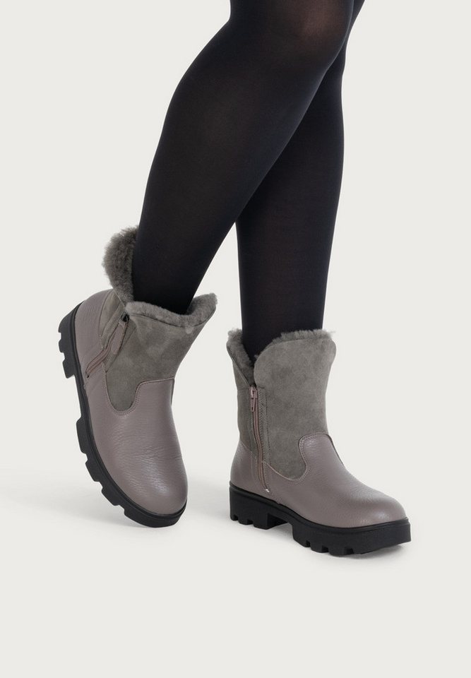 vitaform Damenschuhe Stiefelette Hirsch Doubleface Stiefelette von vitaform