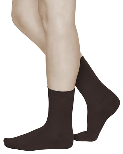 vitsocks Damen Wollsocken MERINO WOLLE warme Socken (3 PAAR) Winter Merinosocken dünn Wool Socks, einfarbig, braun, 39-42 von vitsocks