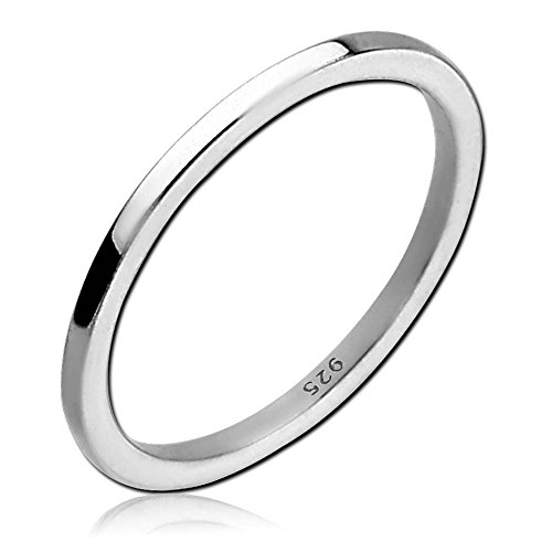 viva adorno® Damen Ring Fingerring 925 Sterlingsilber Mädchen Ring Kinder Mittelring Knöchelring Verlobungsring SR39_8, Gr.53 von viva-adorno