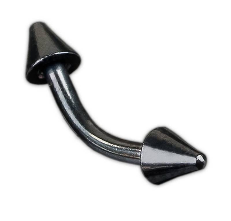 viva-adorno Augenbrauenpiercing Piercing Banane mit Spikes Spitzen Chirurgenstahl, Augenbrauen Tragus Helix Lippe Nase Intim viva-adorno Augenbrauenpiercing Piercing Banane mit Spikes Spitzen Chirurgenstahl, Augenbrauen Tragus Helix Lippe Nase Intim von viva-adorno