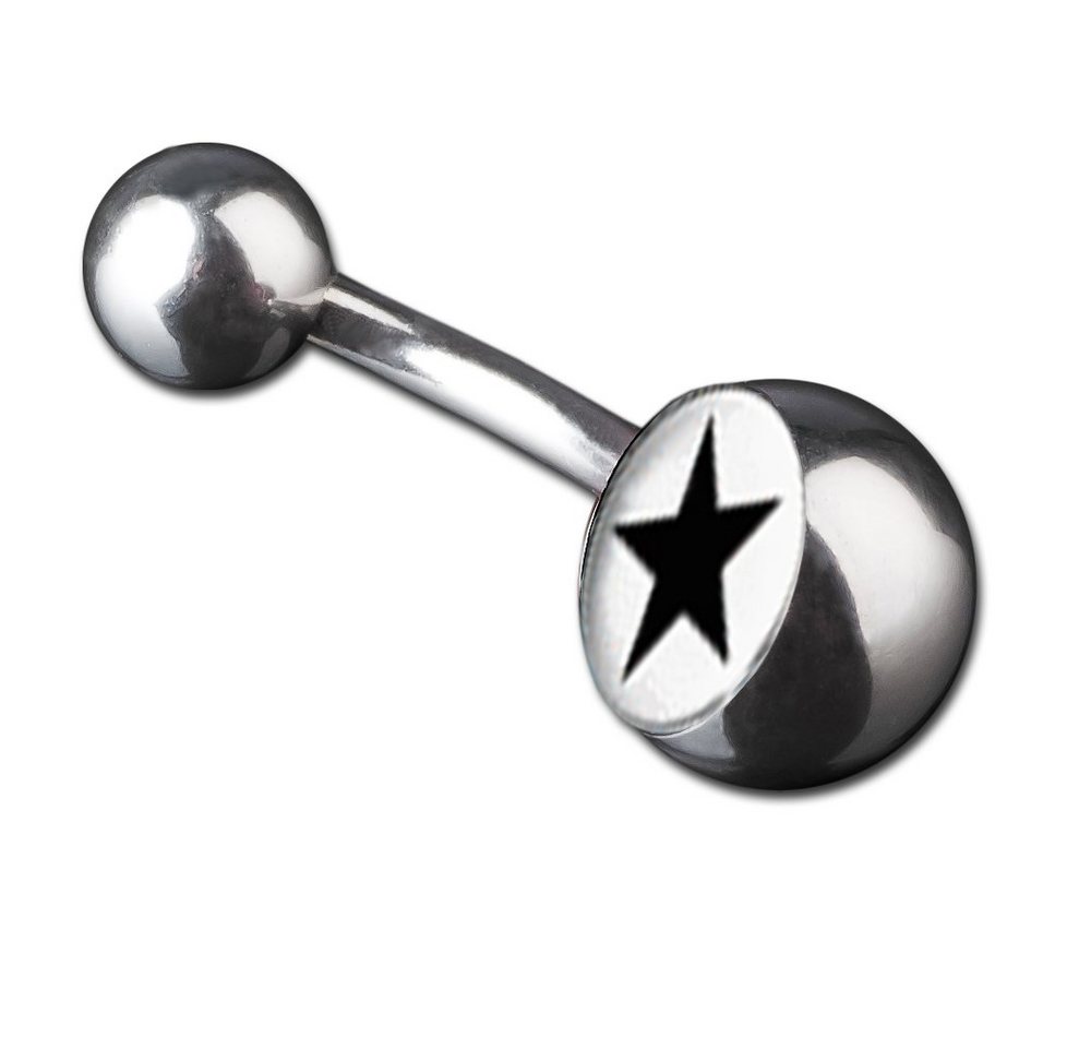 viva-adorno Bauchnabelpiercing Piercing Banane Stern Motiv Bananabell 316L Chirurgenstahl, Bauchnabel Piercing von viva-adorno