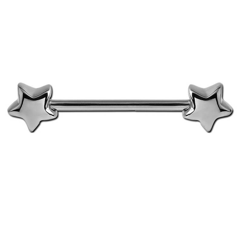 viva-adorno Brustwarzenpiercing Nippelpiercing Brustpiercing Barbell Piercing Piercingstab Stern Herz von viva-adorno