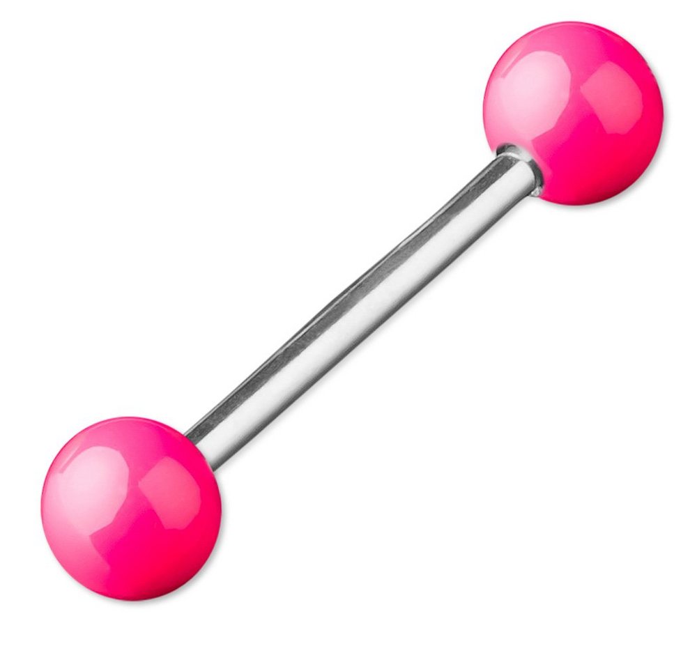 viva-adorno Brustwarzenpiercing Zungenpiercing Barbell Piercing Stab Hantel Zunge Brust, Chirurgenstahl Stahlkugeln glänzend emailliert viva-adorno Brustwarzenpiercing Zungenpiercing Barbell Piercing Stab Hantel Zunge Brust, Chirurgenstahl Stahlkugeln glänzend emailliert von viva-adorno