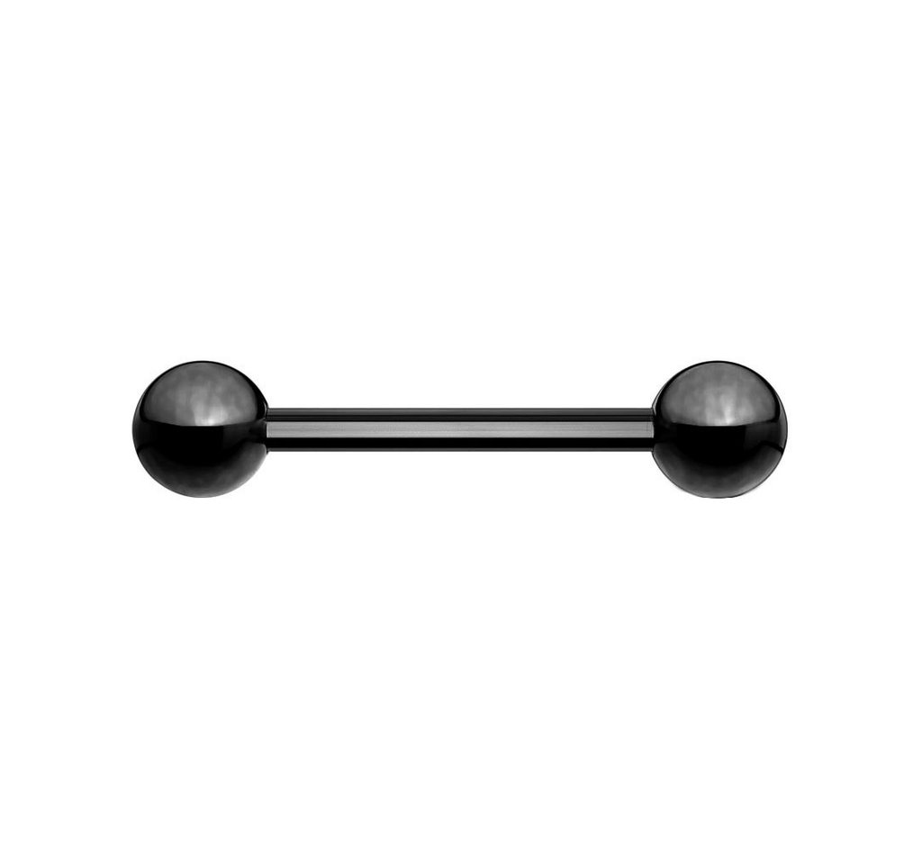 viva-adorno Brustwarzenpiercing Zungenpiercing Universal Barbell Piercing Stab Hantel, Edelstahl Zunge Brust von viva-adorno