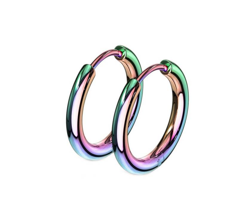 viva-adorno Paar Creolen Damen Klappcreolen Hoop Ohrringe Edelstahl verschiedene Größen, dünn schmal viva-adorno Paar Creolen Damen Klappcreolen Hoop Ohrringe Edelstahl verschiedene Größen, dünn schmal von viva-adorno