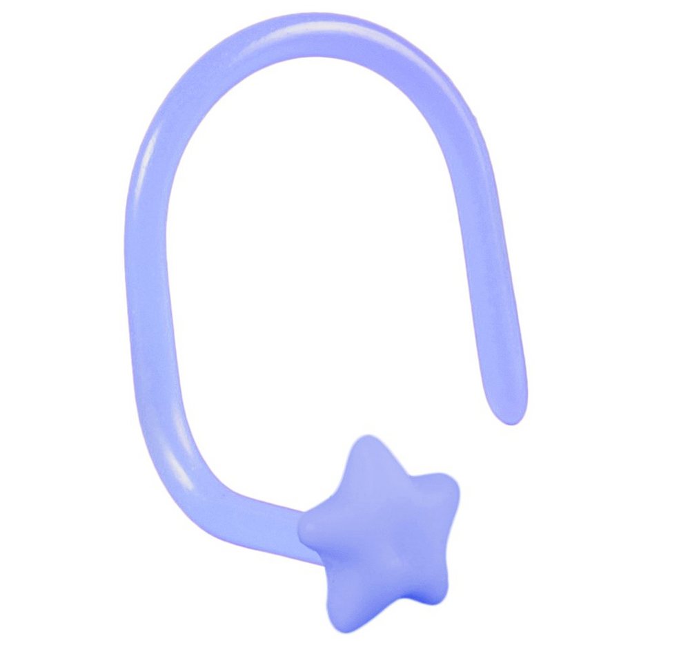 viva-adorno Nasenpiercing 0,8mm Nasenstecker gebogen flexibel Herz Stern Bioflex Kunststoff viva-adorno Nasenpiercing 0,8mm Nasenstecker gebogen flexibel Herz Stern Bioflex Kunststoff von viva-adorno