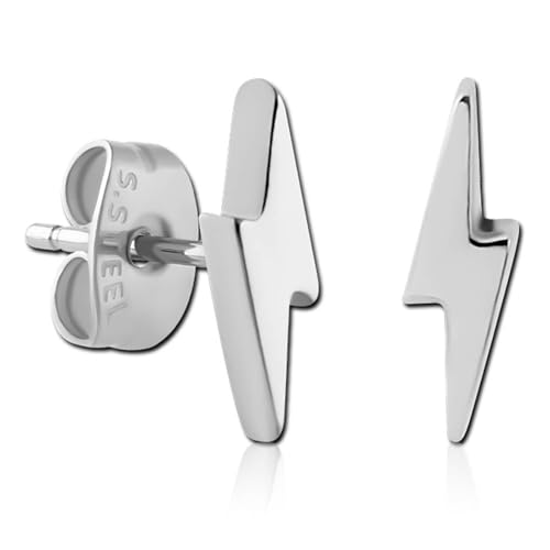 viva-adorno Paar Ohrstecker Blitz Edelstahl Ohrringe Flash Blitze Damen Herren Ohr Stecker Z591 silber viva-adorno Paar Ohrstecker Blitz Edelstahl Ohrringe Flash Blitze Damen Herren Ohr Stecker Z591 silber von viva-adorno