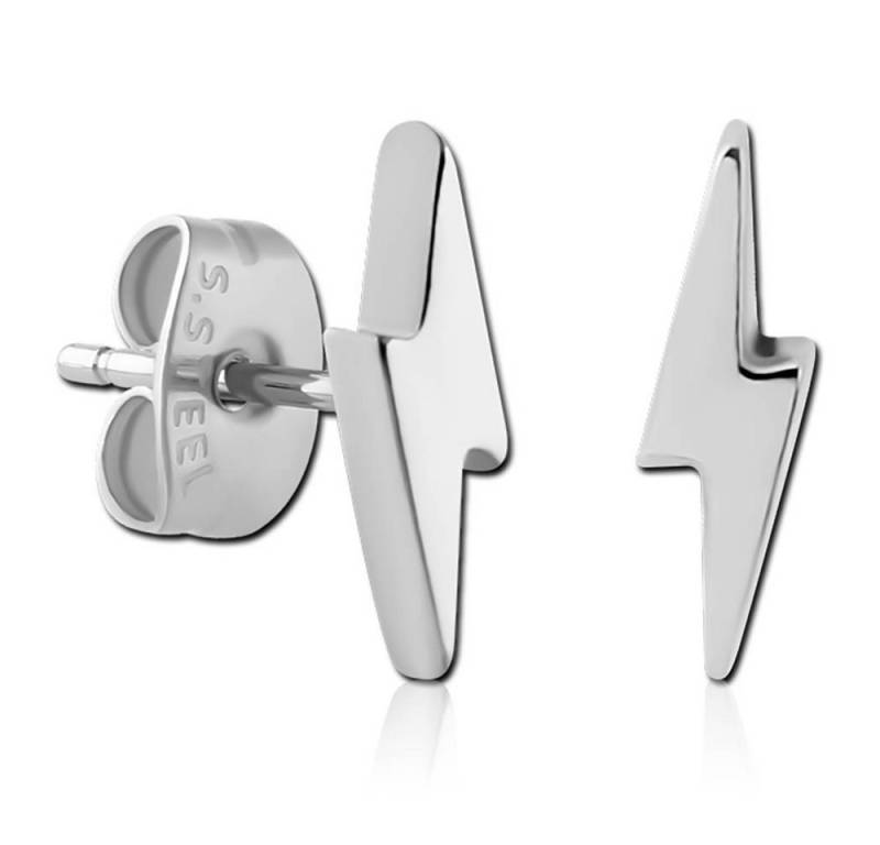 viva-adorno Paar Ohrstecker Blitz Edelstahl Ohrringe Flash Blitze Damen Herren Ohr Stecker viva-adorno Paar Ohrstecker Blitz Edelstahl Ohrringe Flash Blitze Damen Herren Ohr Stecker von viva-adorno