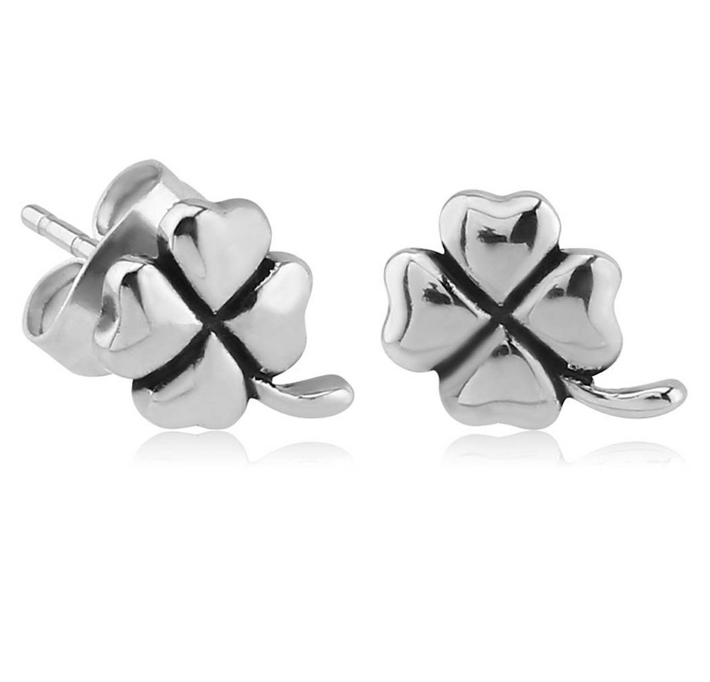 viva-adorno Paar Ohrstecker Edelstahl Ohrringe Ohrstecker Glücksklee Kleeblatt viva-adorno Paar Ohrstecker Edelstahl Ohrringe Ohrstecker Glücksklee Kleeblatt von viva-adorno