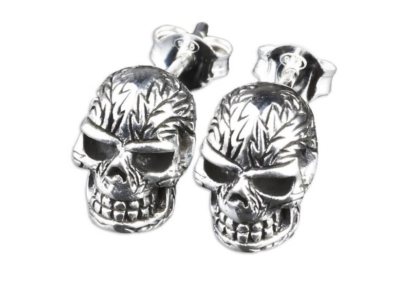 viva-adorno Paar Ohrstecker Herren Ohrringe Totenköpfe tätowiert 925 Sterling Silber viva-adorno Paar Ohrstecker Herren Ohrringe Totenköpfe tätowiert 925 Sterling Silber von viva-adorno