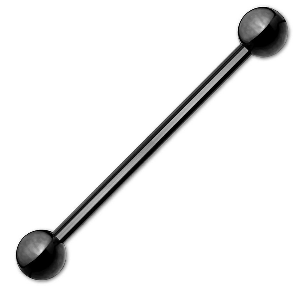 viva-adorno Piercing-Set Barbell Piercing Stab Industrialpiercing Ohrpiercing Cartilage Stecker (1-tlg), Edelstahl 1,6 x 38 x 5mm von viva-adorno