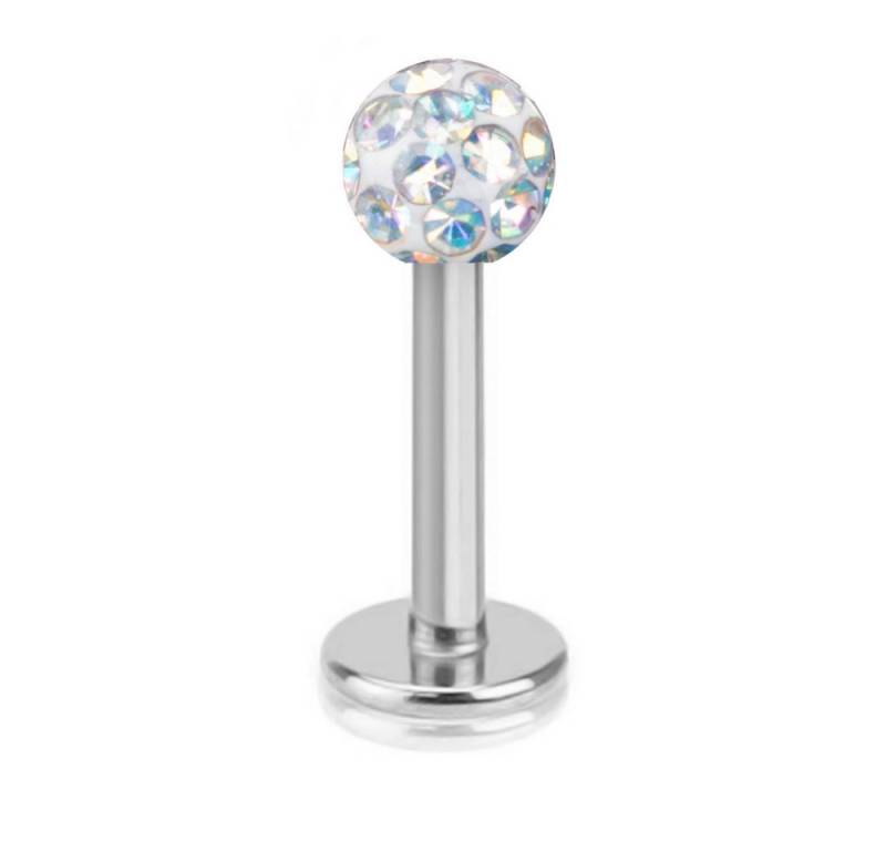 viva-adorno Piercing-Set Lippenpiercing Multi Kristall Epoxy Zirkonia Ferido Kugel, Labret Stecker Lippenstecker Tragus Helix viva-adorno Piercing-Set Lippenpiercing Multi Kristall Epoxy Zirkonia Ferido Kugel, Labret Stecker Lippenstecker Tragus Helix von viva-adorno