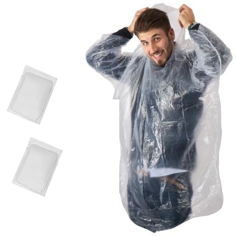 Regenponcho mit Kapuze Transparent von CHICHL