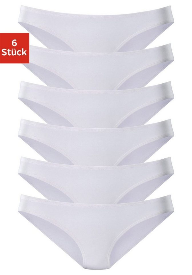 vivance active Bikinislip (6er-Pack) aus weicher Microfaser von vivance active