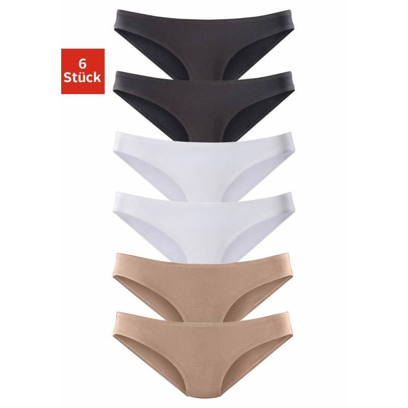 VIVANCE ACTIVE Bikinislip Damen beige, schwarz, weiß Gr.40/42 von VIVANCE ACTIVE