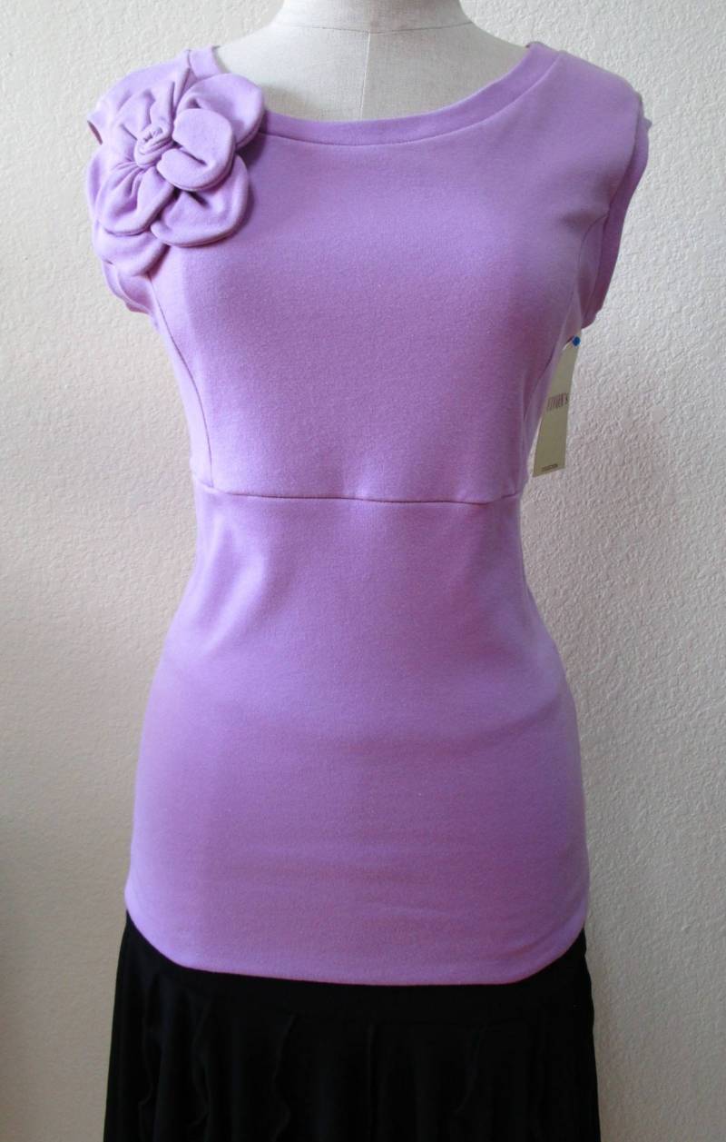 Licht Lila Farbe Baumwolle Tank Top Mit Armstulpen Plus in Den Usa | V105 Licht Lila Farbe Baumwolle Tank Top Mit Armstulpen Plus in Den Usa | V105 von vivonsdesign