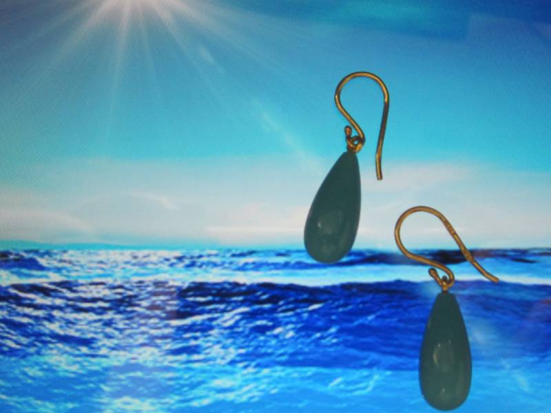 Dezember Birthstone Karibik Blau Dornröschen Türkis Baumengelohrringe Perfektes Geschenk Für Muttertag Geburtstag Braut Etwas von vixjewellery