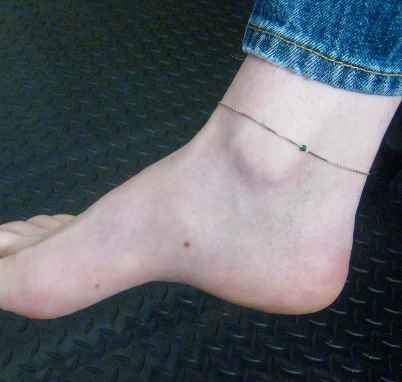 sterling Silber Box Kette Fußkettchen Smaragd Perle Perfekte Geschenk Bff Schwestern Bohemian-Chic von vixjewellery