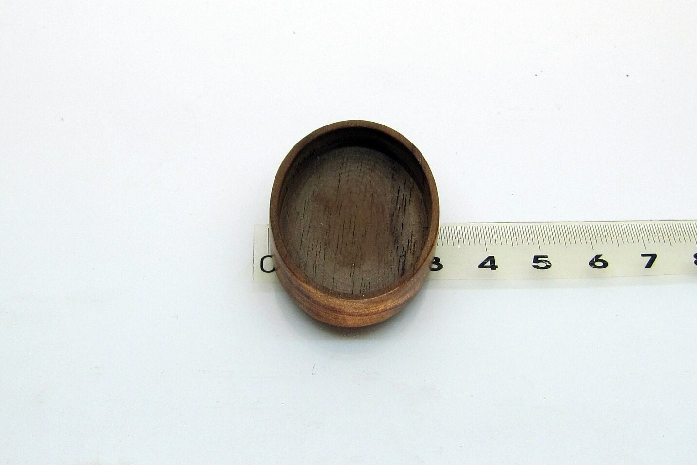 Dunkle Walnuss Rohling Für Orgonit Halsketten, Herstellung Von Anhänger, Bilderrahmen, Holz Einfassungen Ellipse Tasse, Polierte Schmuck von vk27blanks