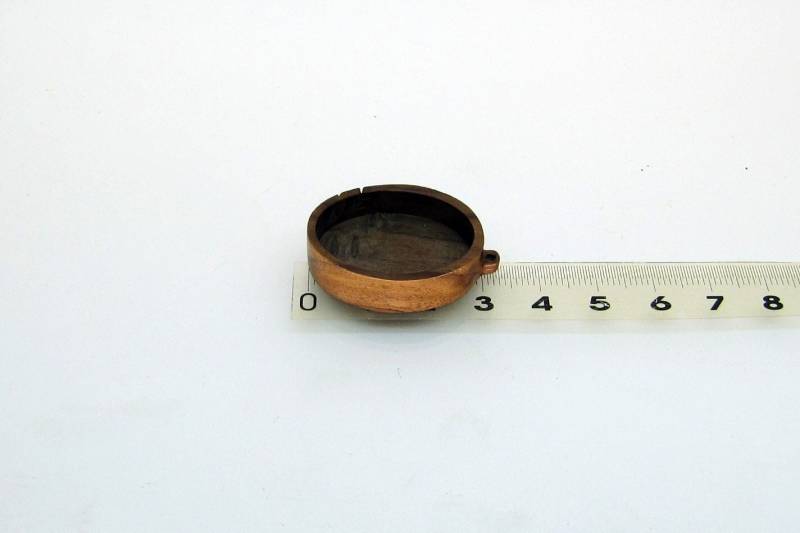 Dunkler Walnuss Rohling Für Orgonit Halsketten, Herstellung Anhänger, Bilderrahmen, Holzfassungen Ellipse Tasse, Poliert Ready Do Craft Jewelry von vk27blanks